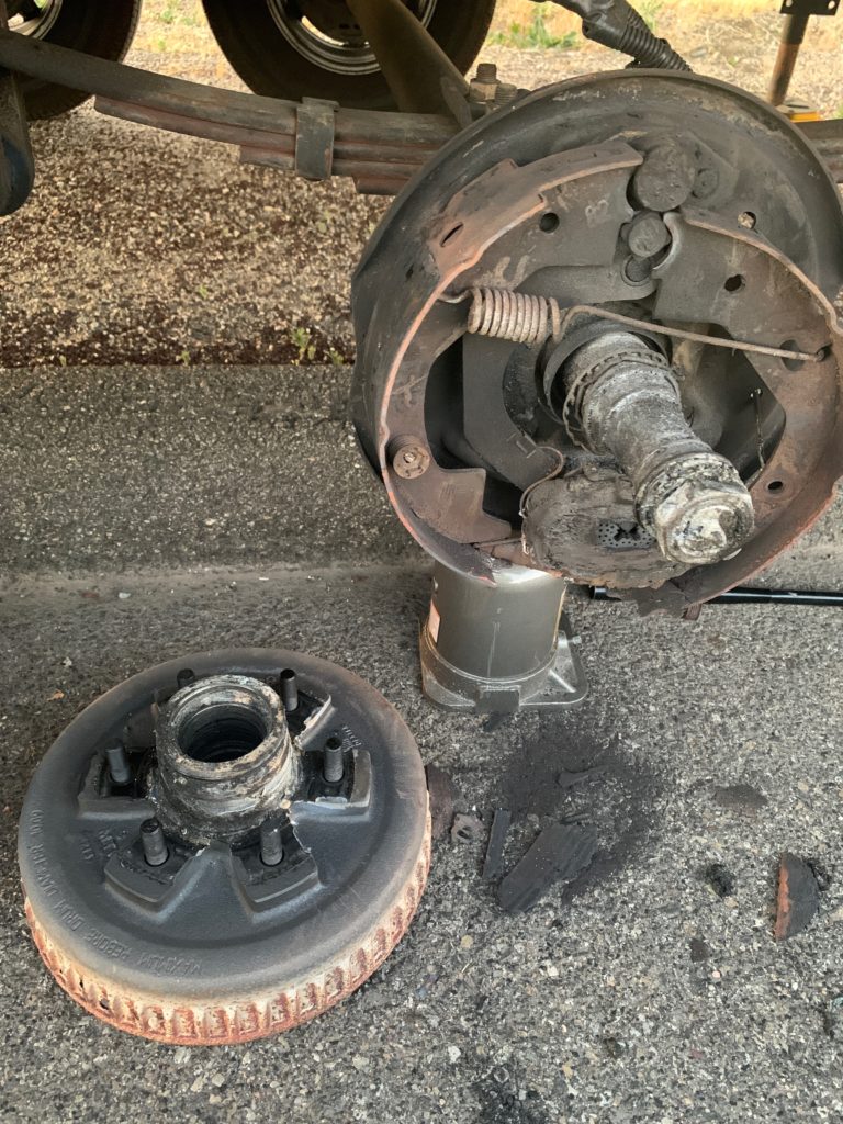 a busted hub assembly